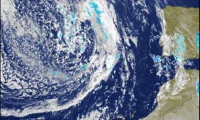 "N&uacute;ria" traz ventos de 100 km/h e neve, avisa IPMA