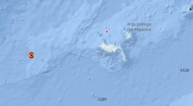 Sismo ao largo da Madeira