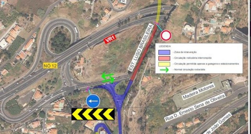 Acesso da Via Rápida à Estrada Luso-Brasileira, na Pena, está fechado