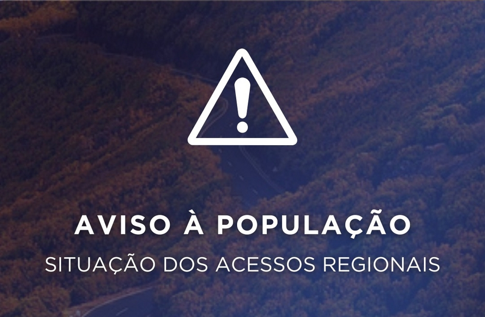 Vários acessos encerrados devido ao mau tempo