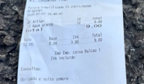 Duas &aacute;guas por 9 euros em espa&ccedil;o de restaura&ccedil;&atilde;o de Machico geram onda de cr&iacute;ticas nas redes sociais