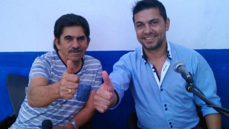 Vasco Freitas no programa "Chuta a bola" com Márcio Amaro